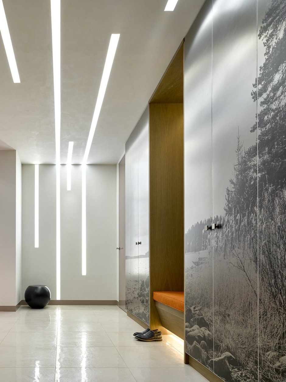 Линенейнвн светильники в приходнй