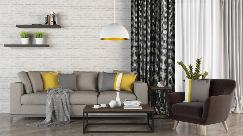 Рогожка в интерьере