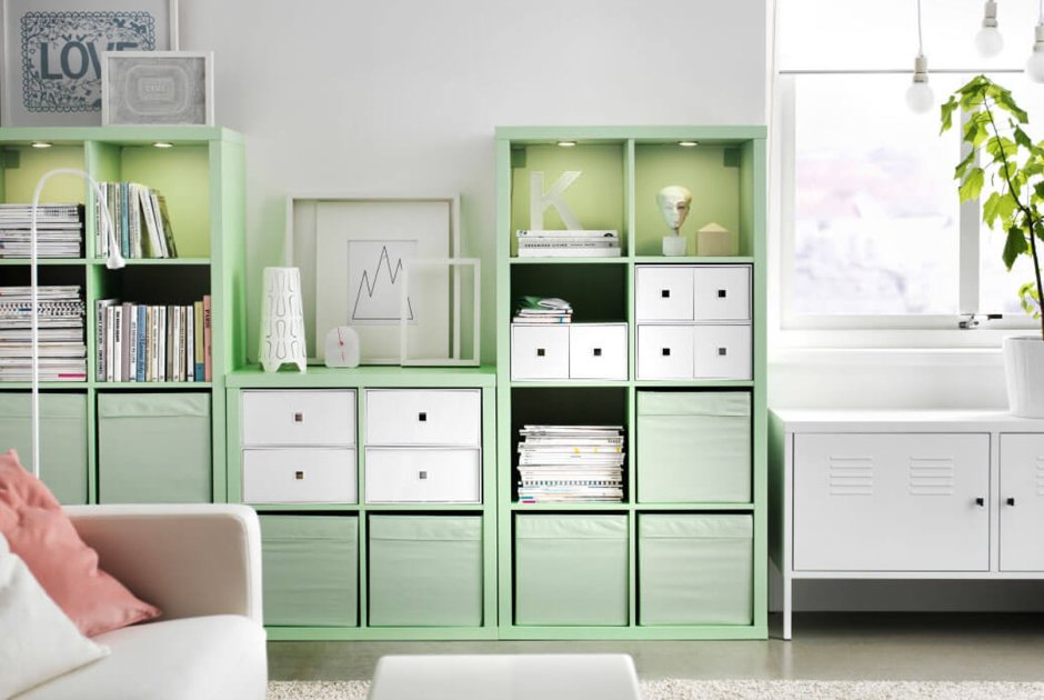 Стеллаж икеа каллакс