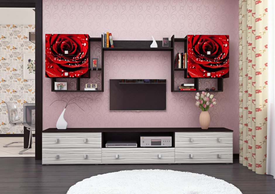 Угловая горка для телевизора