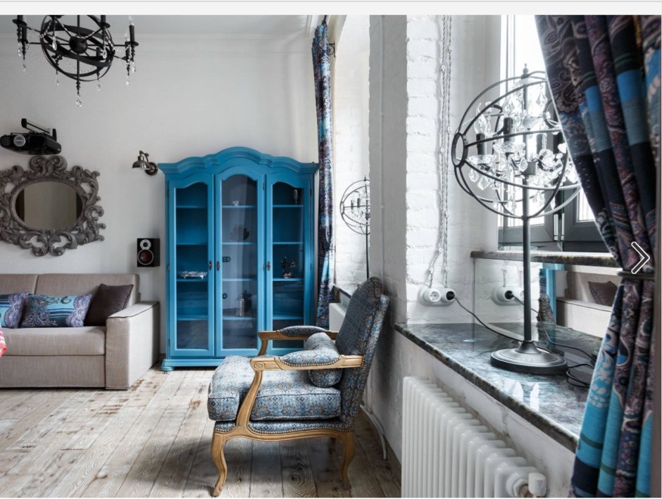 Стиль обшарпе в интерьере