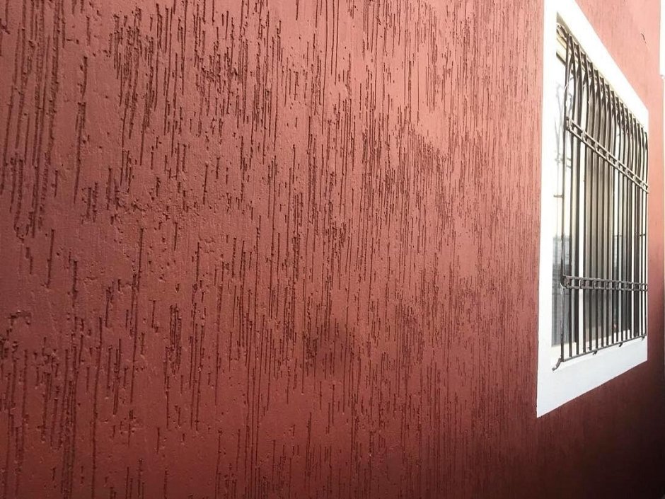 Декоративная штукатурка короед дождик