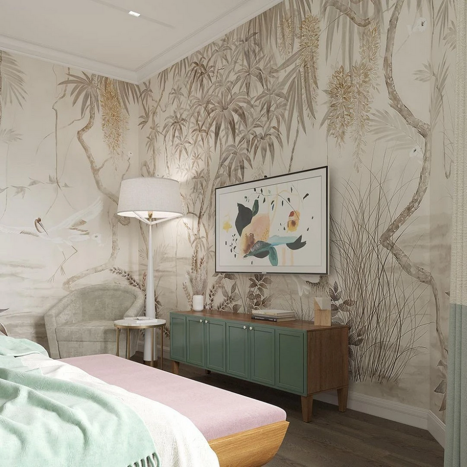 Обои для спальни 2022 тренды
