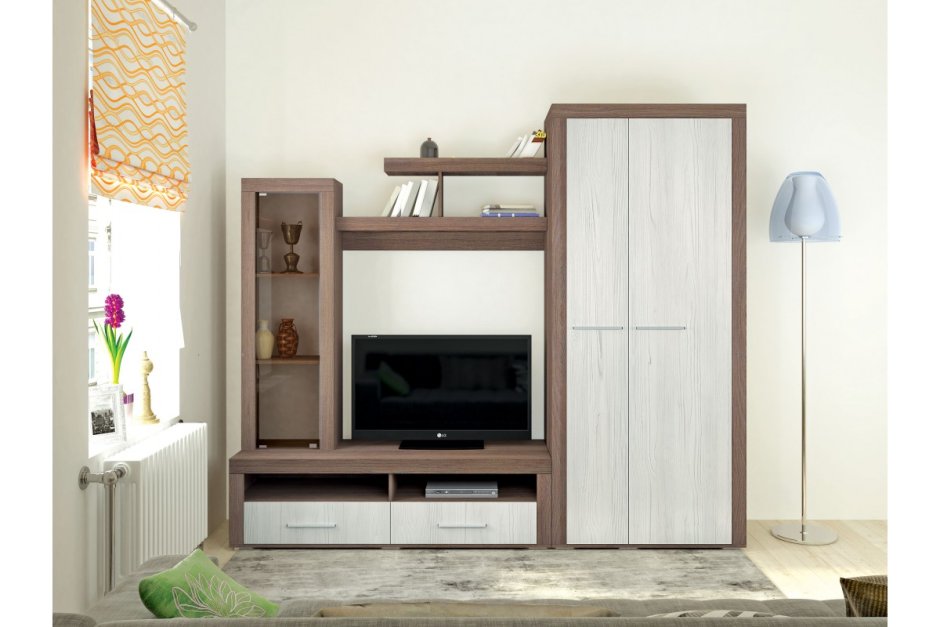 Стенка Марсель МДФ Горизонт