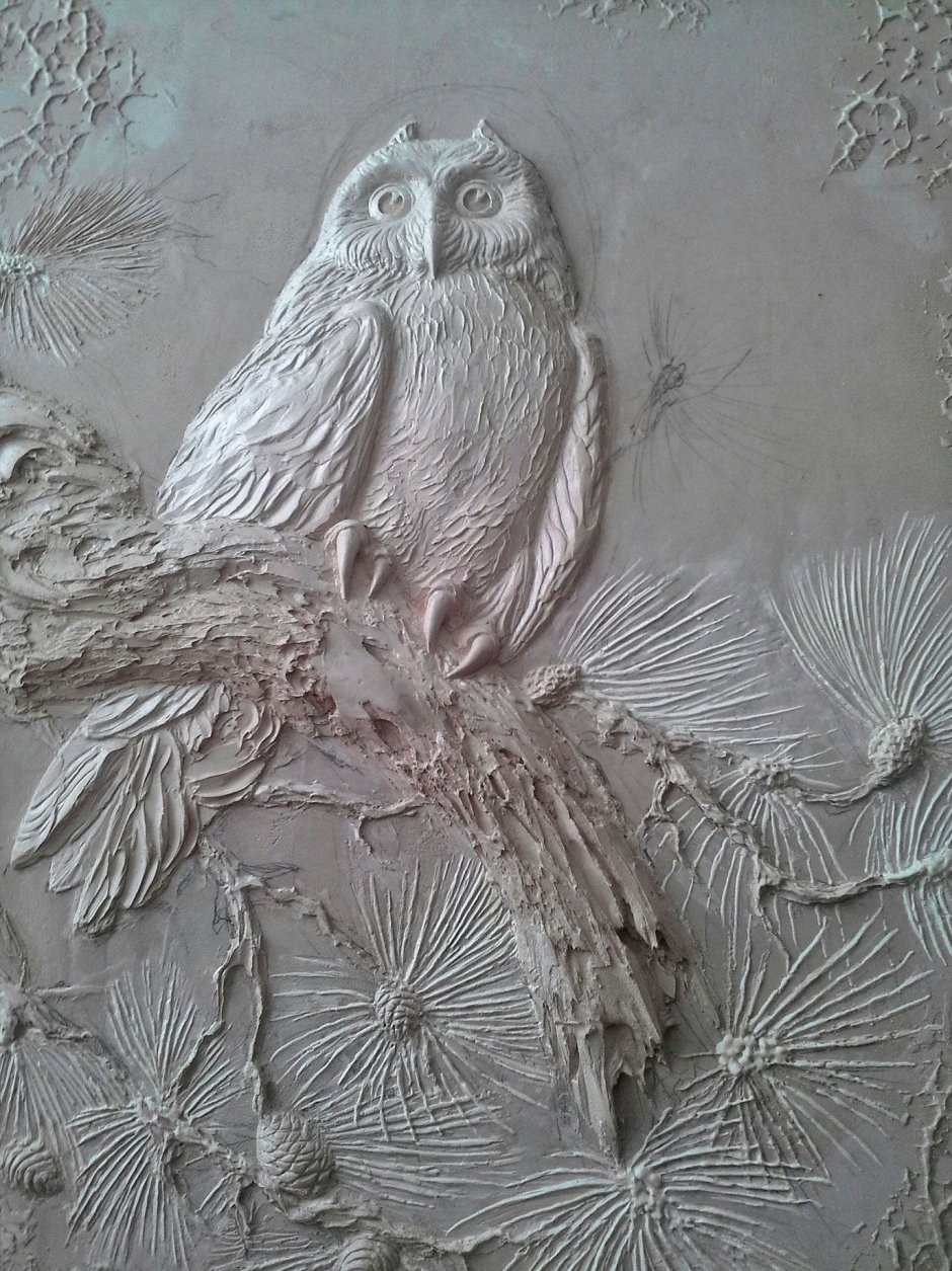 Скульптурная живопись барельеф