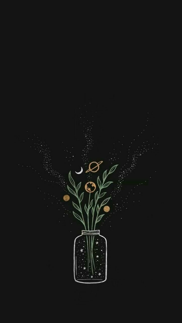 Минимализм на черном фоне