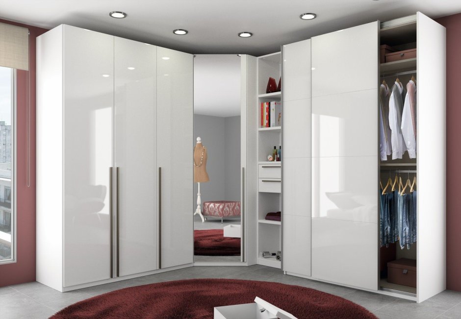 Угловой шкаф-купе Гарант-2ф BMS