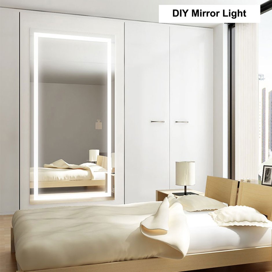 Ниша с подсветкой в спальне