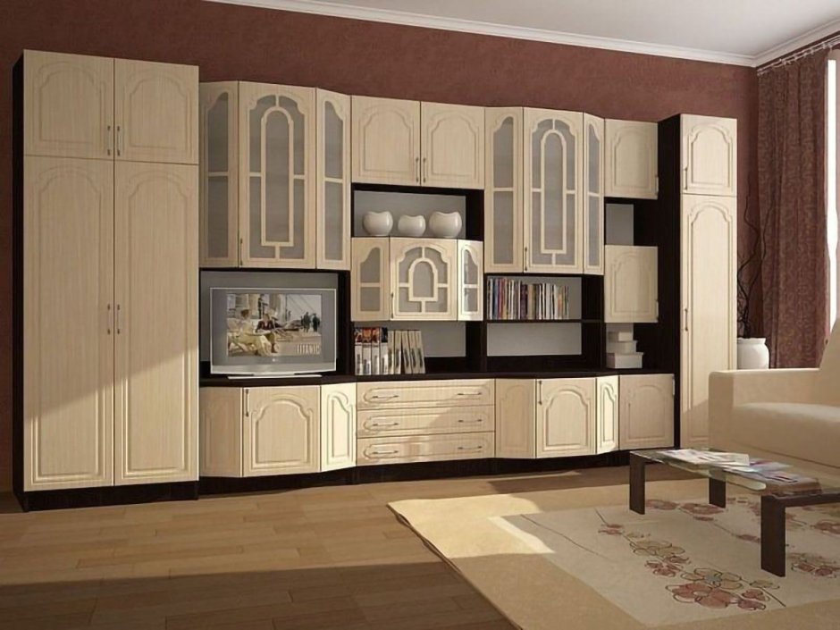 Стенка президент МДФ 4м