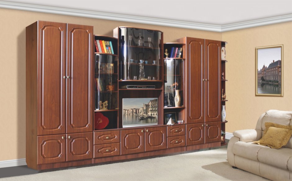 Гостиная Альберт 5 Сурская мебель