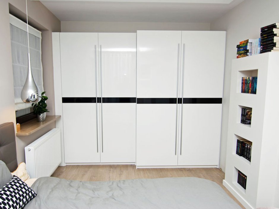 Шкаф Астрон белый глянец