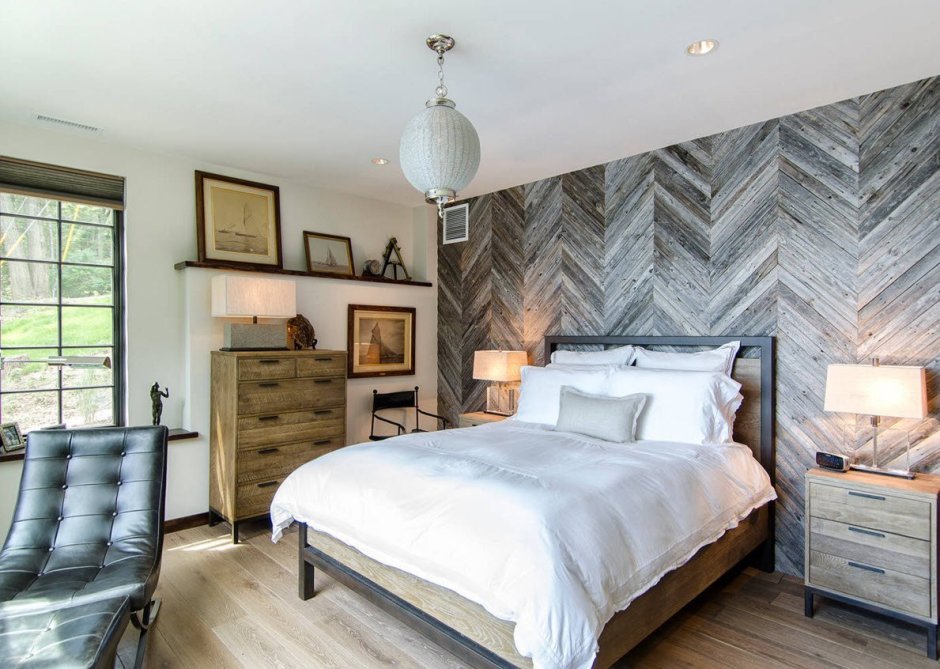 Акцентная стена в гостиной