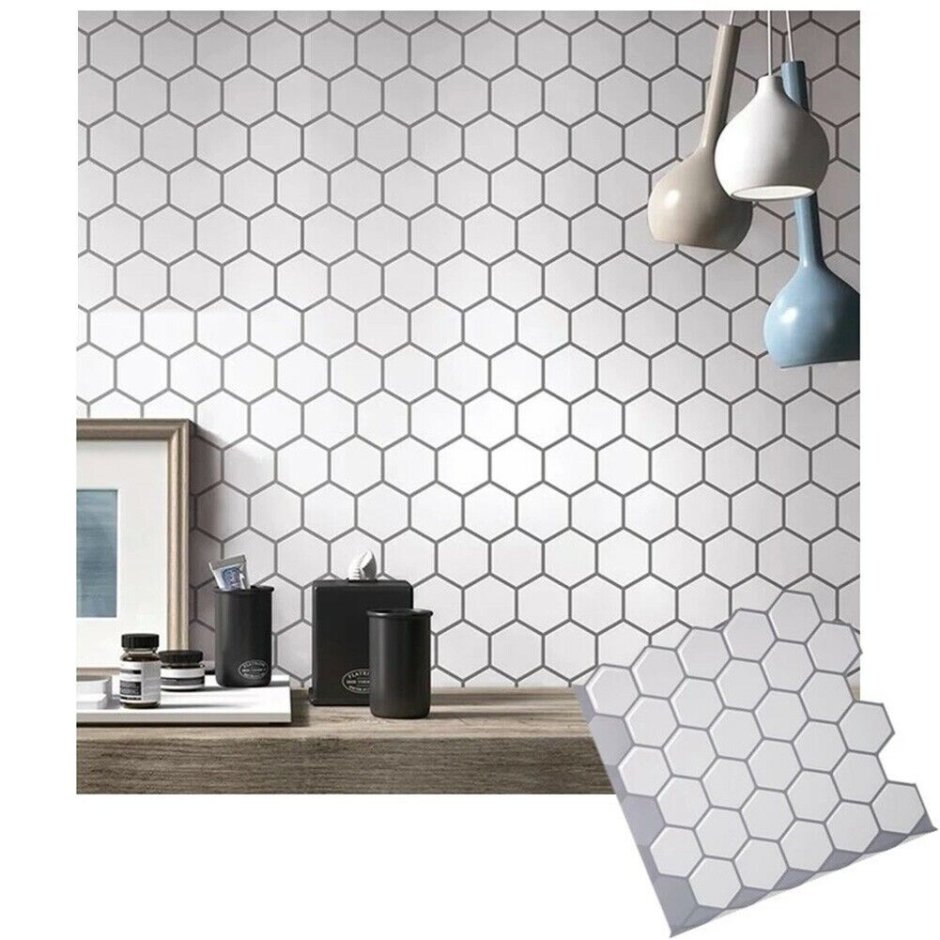 Виниловая плитка Гексагон