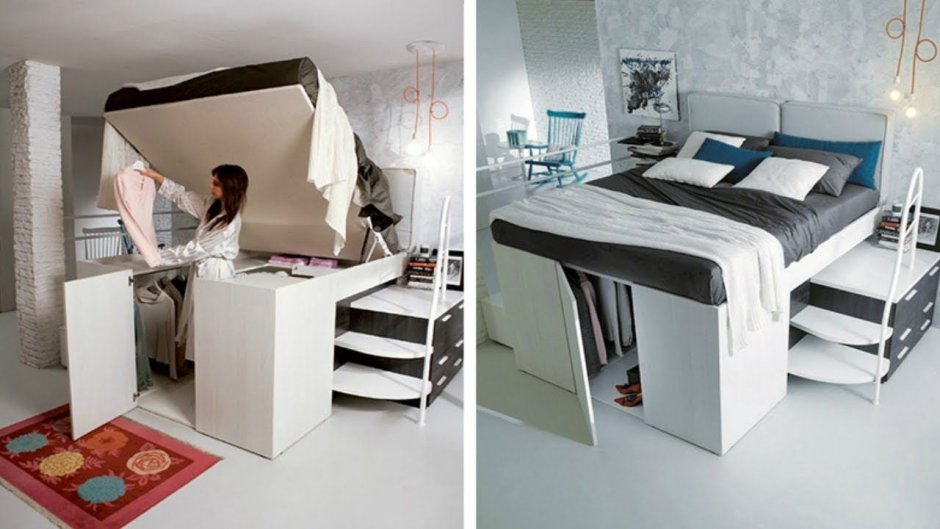 Многофункциональная мебель трансформер для малогабаритных квартир