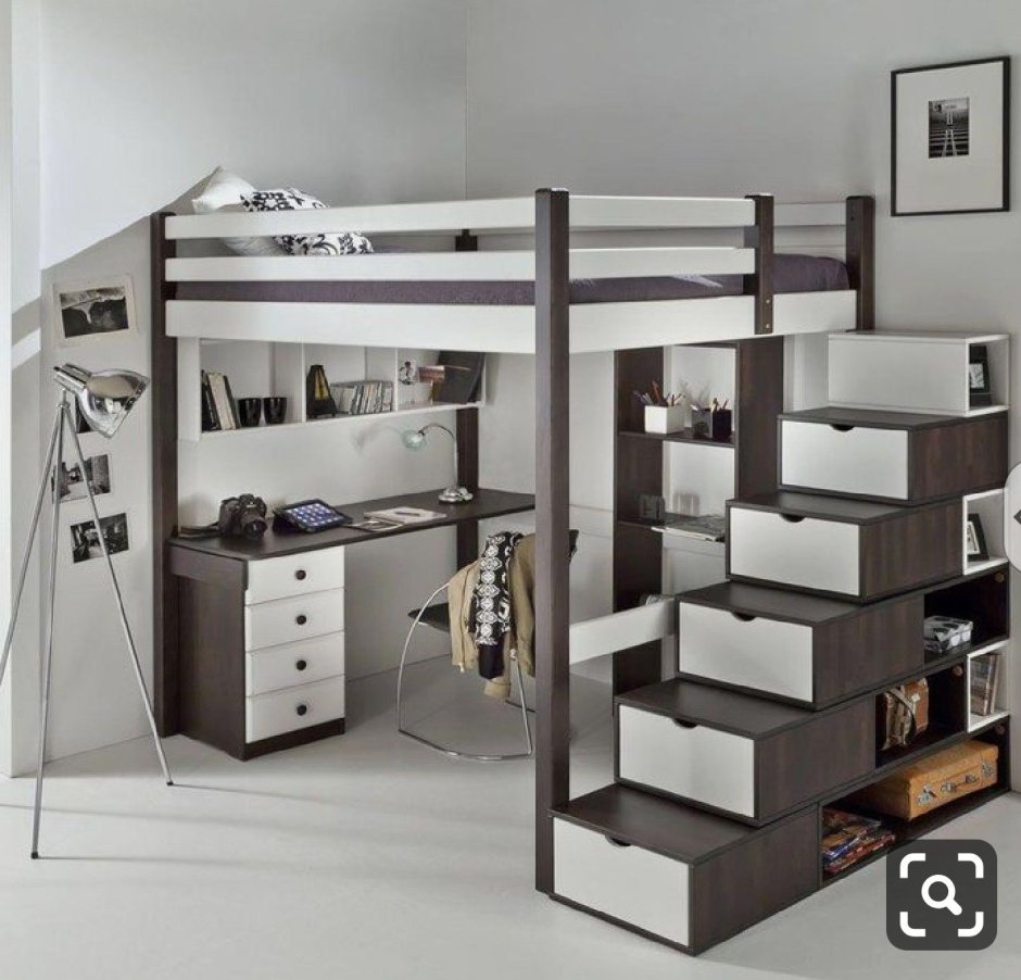 Мезонин кровать двухъярусная лофт