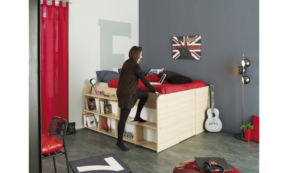 Кровать Parisot Space up чертеж