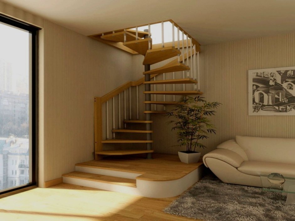 Винтовая лестница 1200х1200