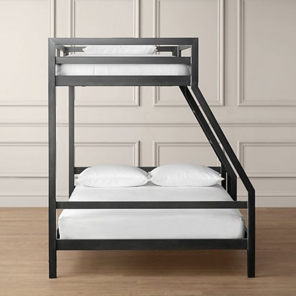 Двухъярусная кровать в стиле лофт из металла