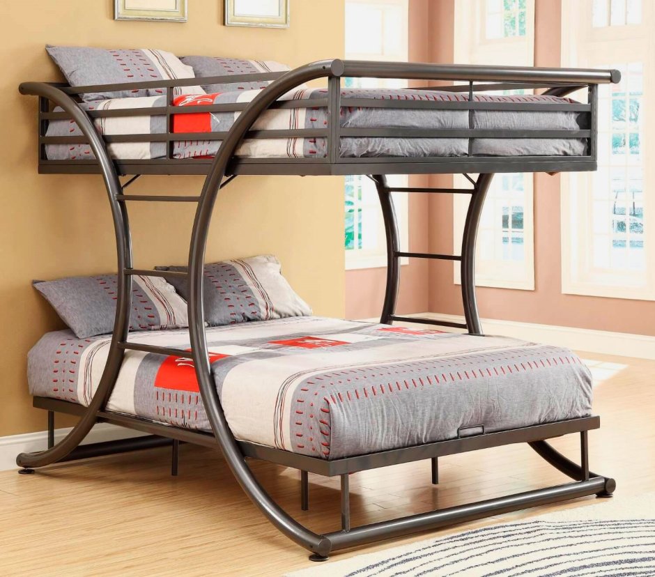 Двухъярусная кровать в стиле лофт