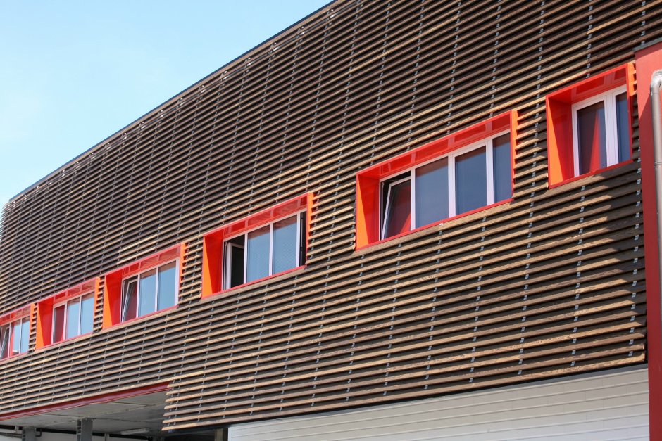 Необычная отделка фасада