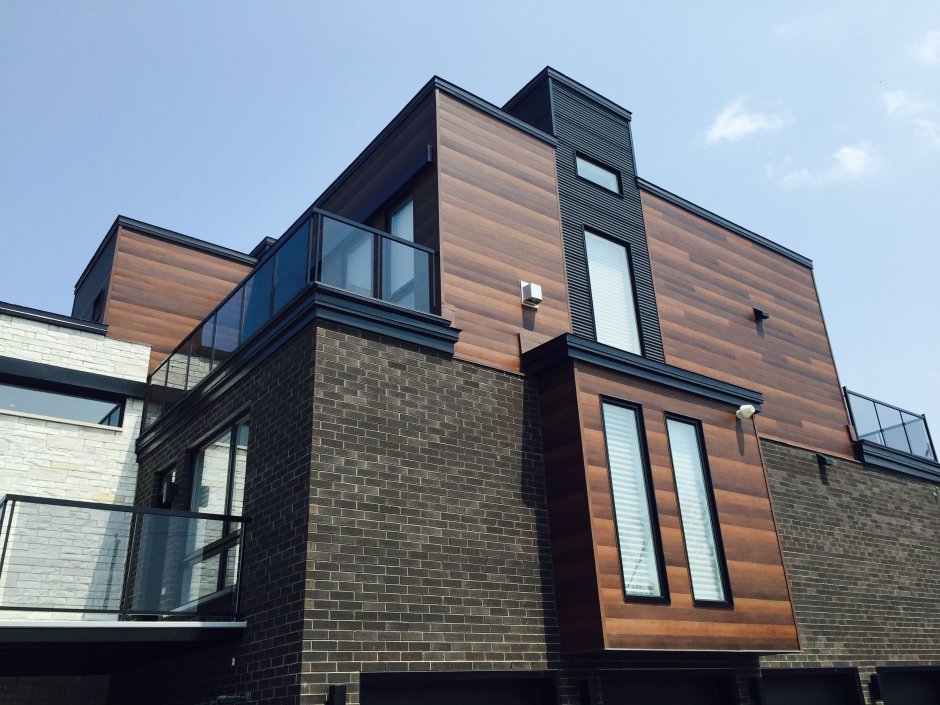 Отделка фасада камнем