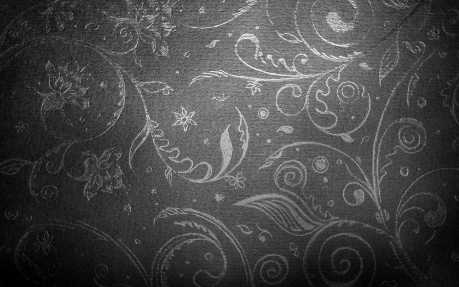 Чёрно-белые обои