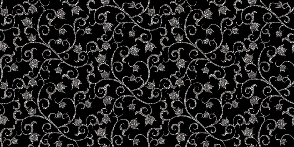 Черно белые обои