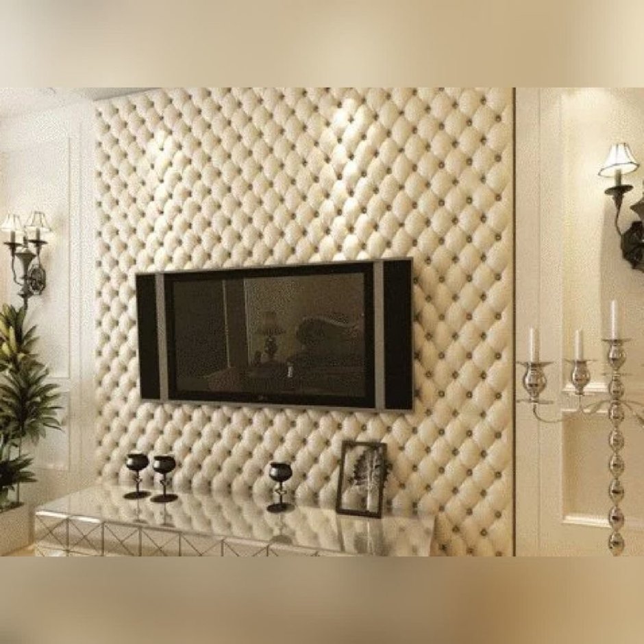 Потолочная плитка из пенопласта на стенах