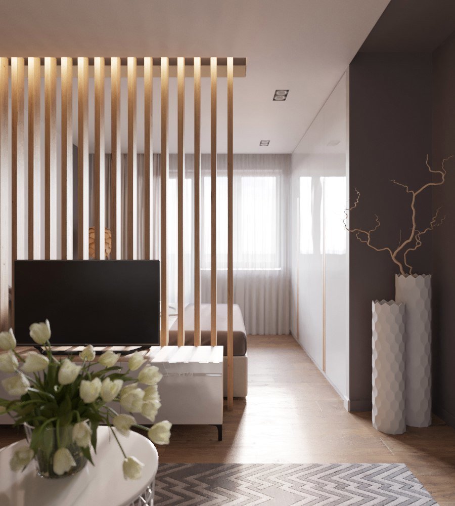 Декор стен в прихожей