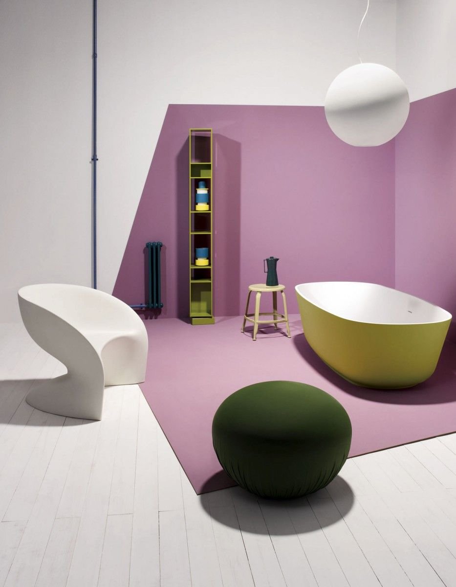 Интерьер в ярких цветах