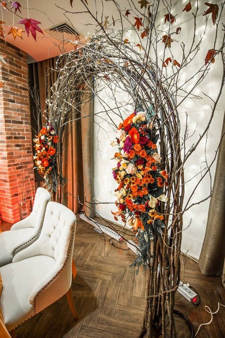 Осенний интерьер в фотостудии