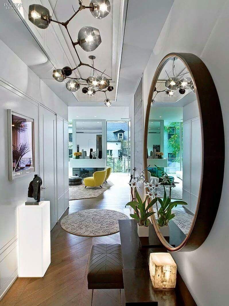 Зеркала в интерьере прихожей