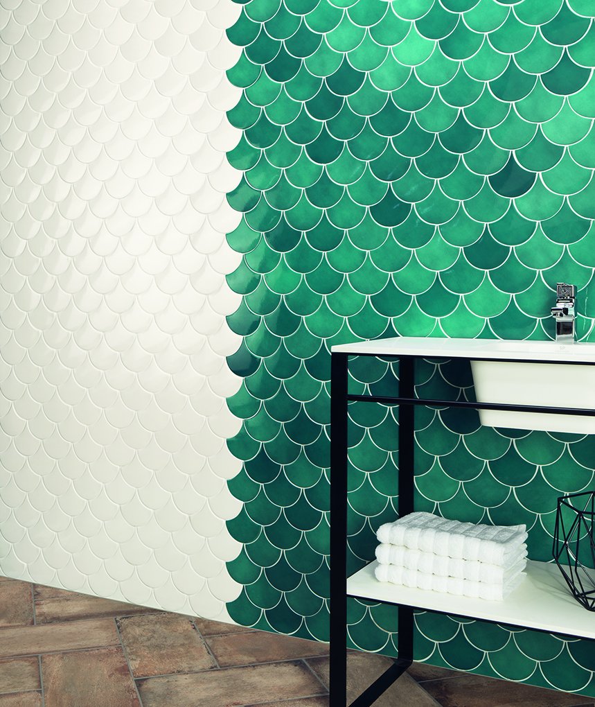 Плитка чешуя