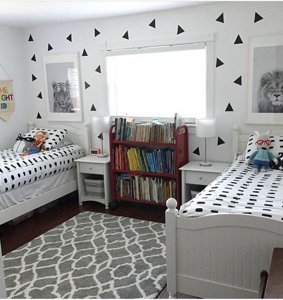 Икеа детская комната интерьер на двоих