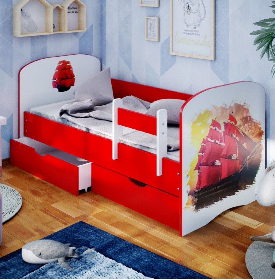 Детские кровати с фотопечатью