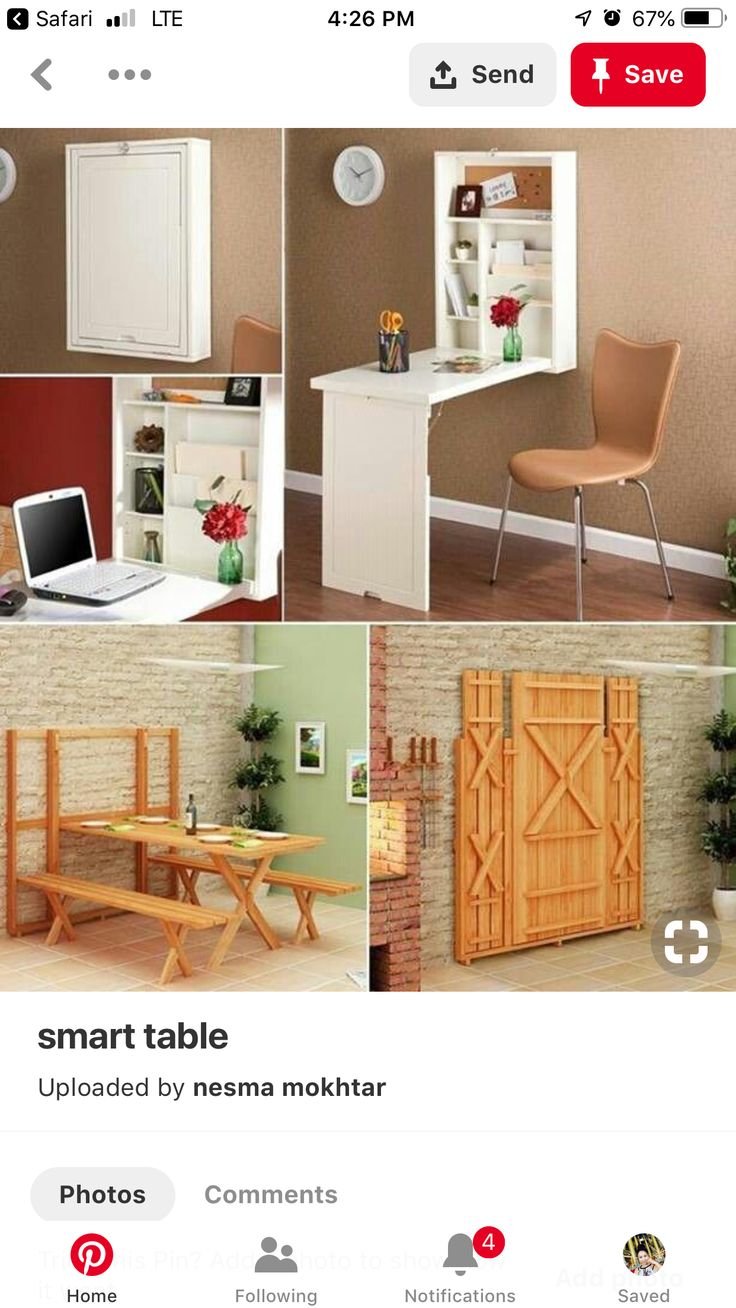 Откидной стол на кухню