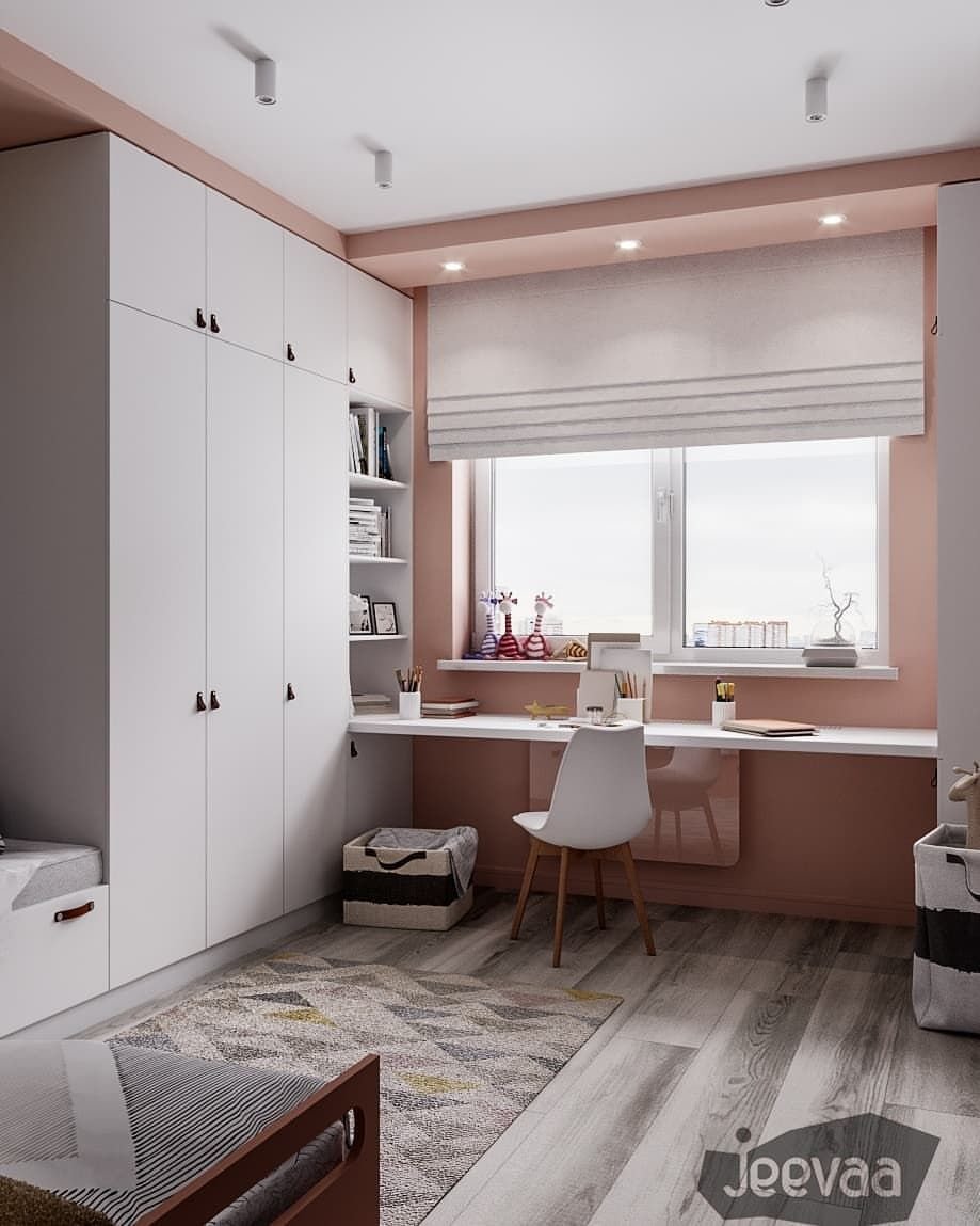 Уютная кровать в нише