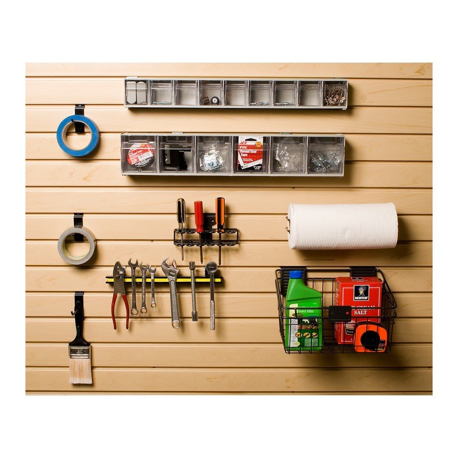 Полочки для инструментов в гараже