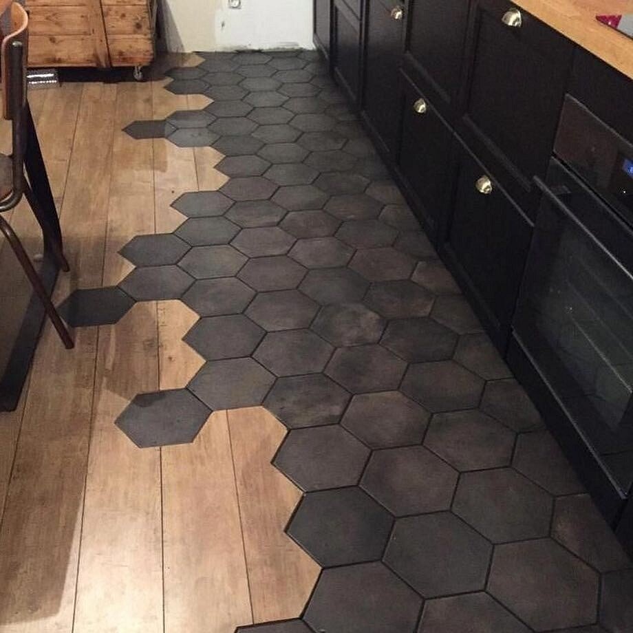 Плитка соты и ламинат