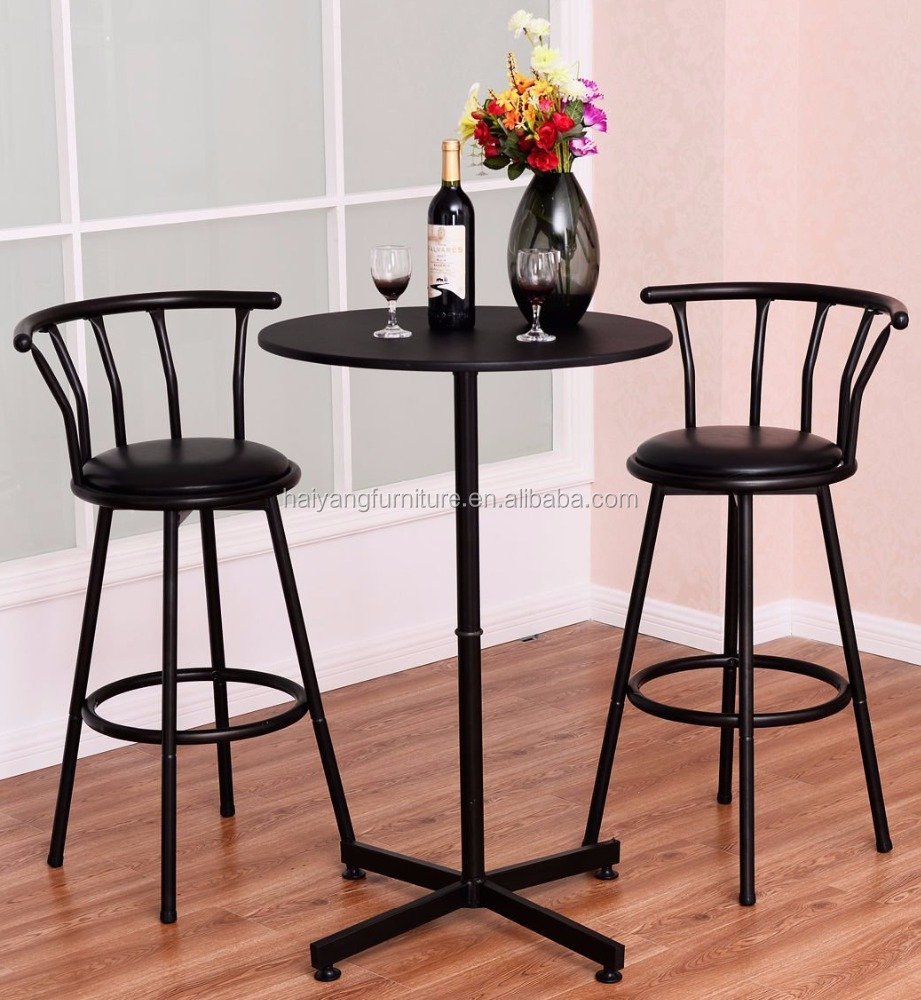 Набор столик и два стула для бара