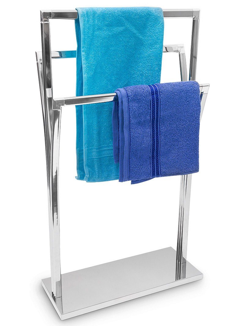 Держатель для полотенец в ванную напольный