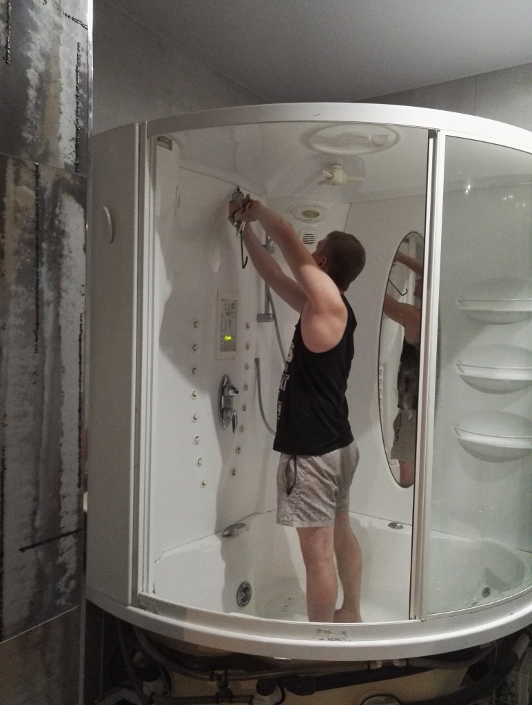 Душевая кабина сборка