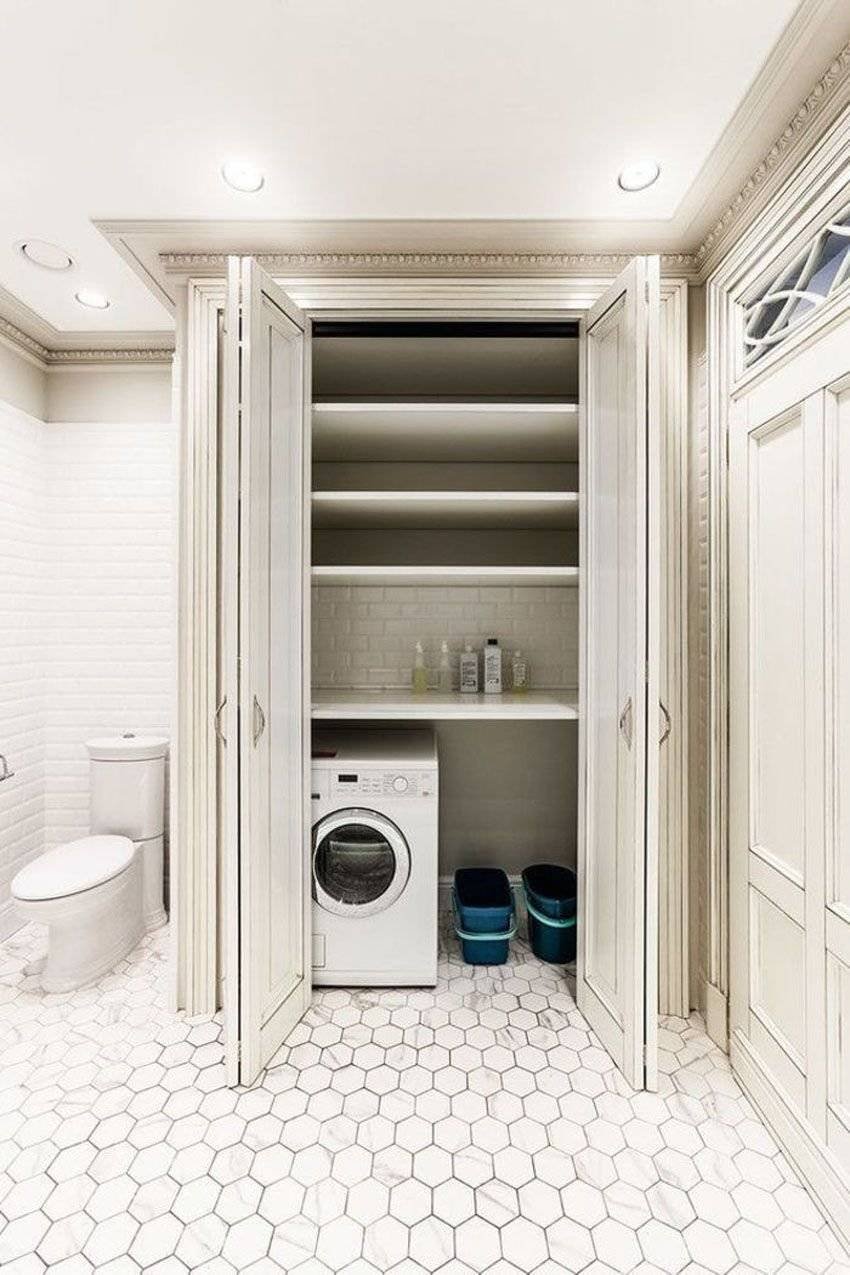 Встроенный шкаф для стиральной машины