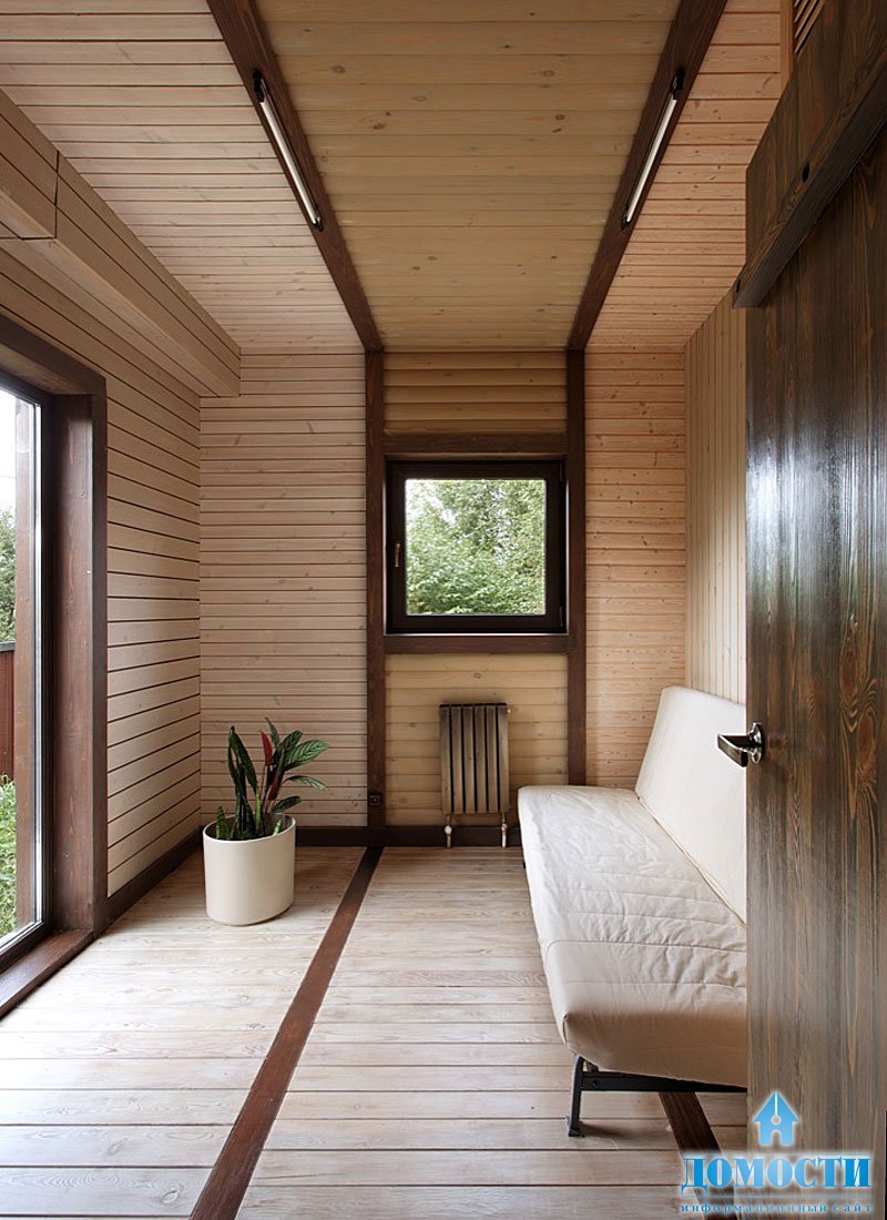 Отделка деревянной вагонкой