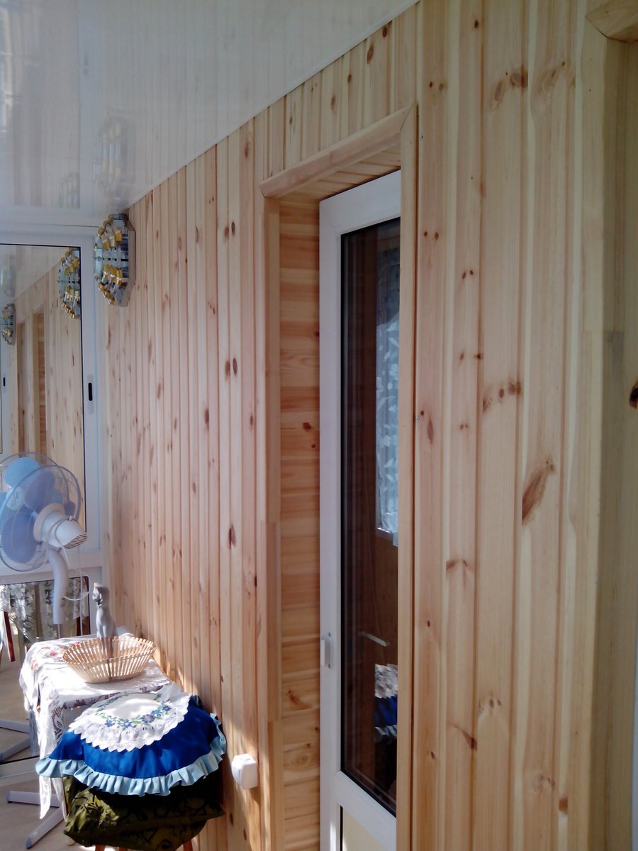 Обшивка веранды с ПВХ панелями