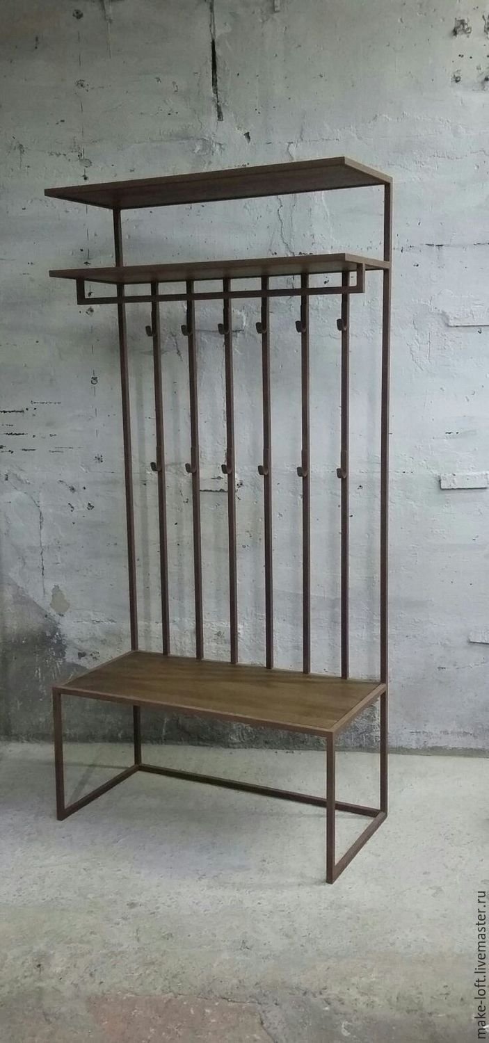 Вешалка лофт из профтрубы