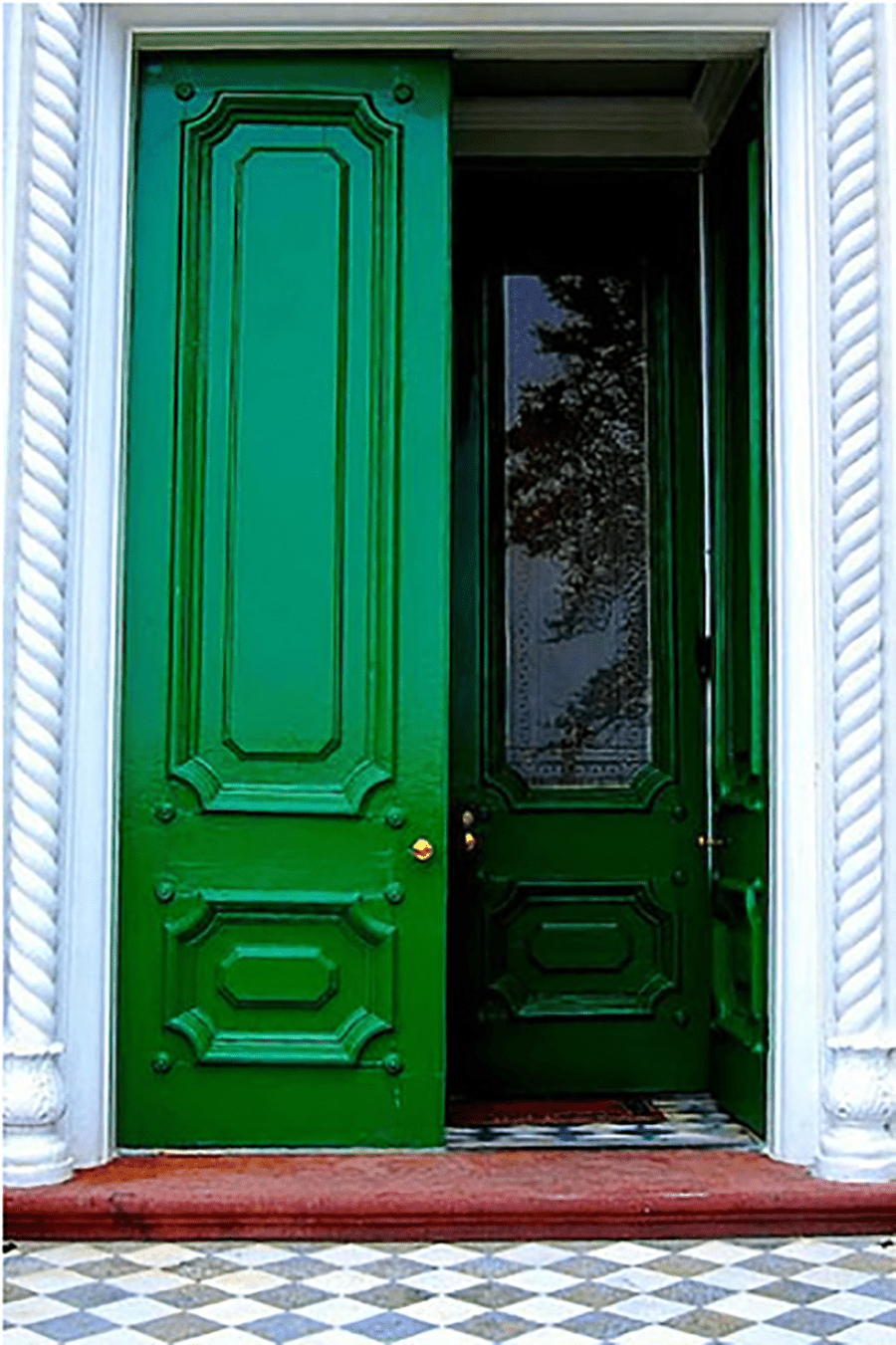 Green Doors входные двери синяя