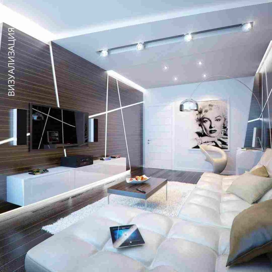 Хай тек интерьер