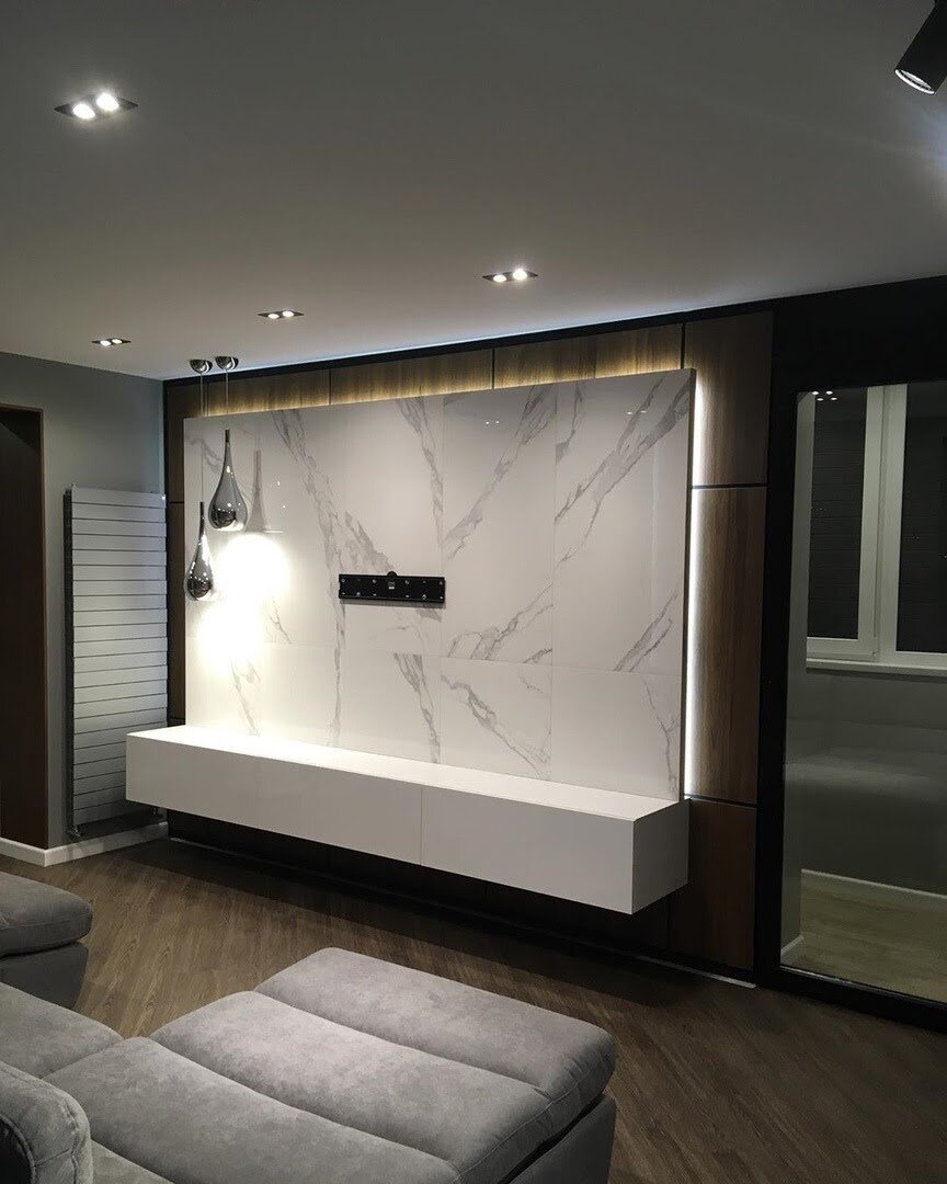 Гостиная с подсветкой