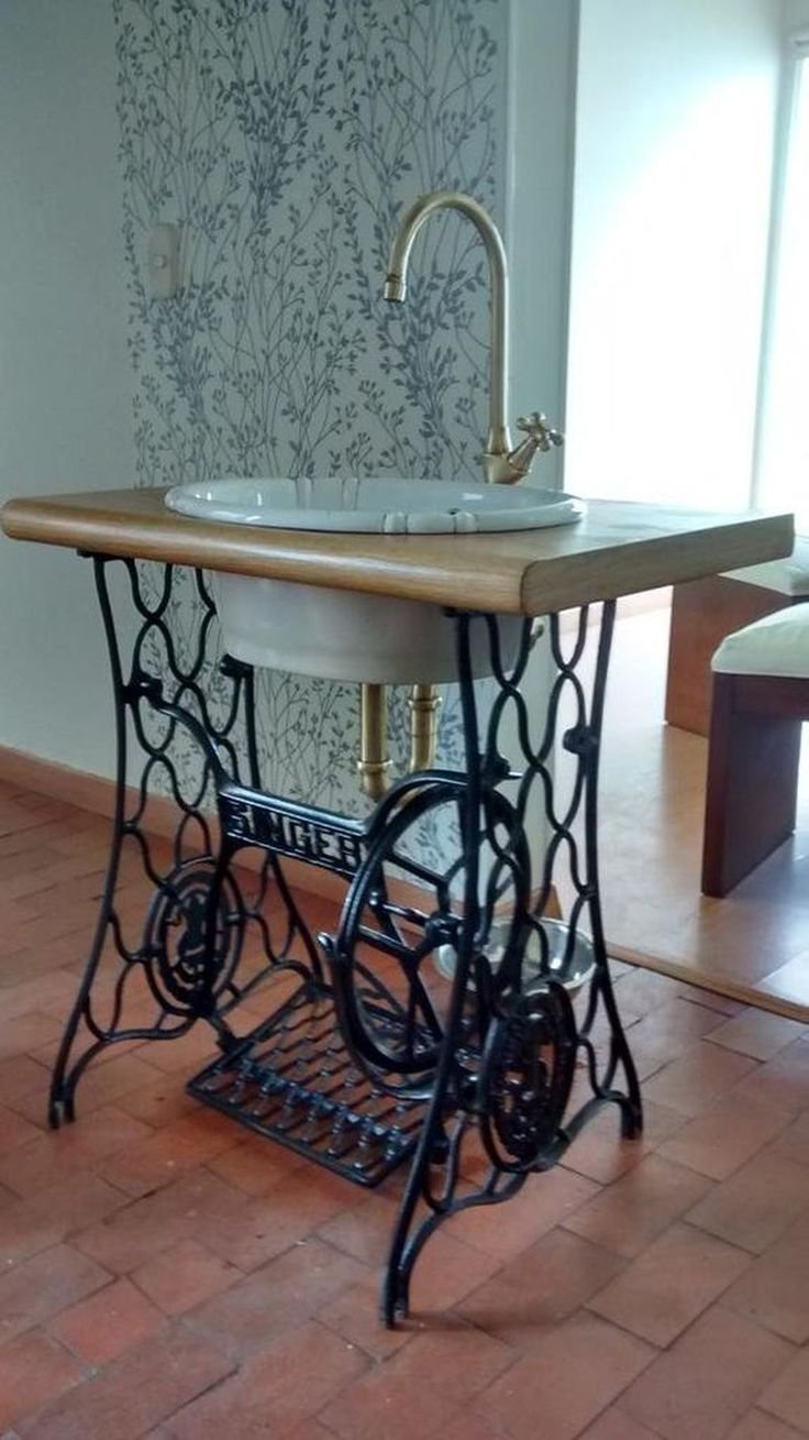 Станина Зингер с раковиной